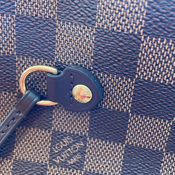 **SOLD**Louis Vuitton Neverfull MM Damier Ebene Ballerine Pink Tote Handbag EUC - Picture 6 of 15